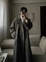 Pleddy Roden Double Wool Long Coat (3color)