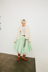ケーキクロップTシャツ / DIMANCHE CAKE CROP T-SHIRT