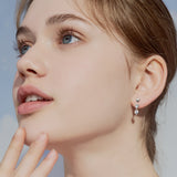 touch heart earring
