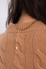 サージカルボールドチェーンネックレス/Surgical bold chain necklace