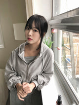 Melora hood zip-up set