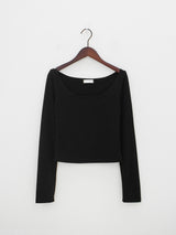 ヒーラインUネックTシャツ / Healline U Neck T-shirt (4color)