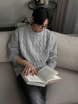 ASCLO Like Alpaca Cable Over Knit (10color)