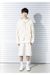 チェックボードメッシジップアップニット/CHECKERBOARD MESHED ZIP-UP KNIT