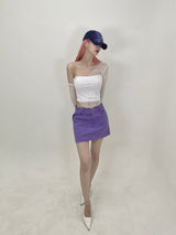 サマーウェーブメッシュトップ/432. Summer wave mesh top (bk, wh, pk)