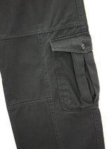 ローライズワイドパンツ/Low-rise black wide pants