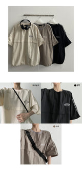 ナイロンストリングショートスリーブTシャツ / Nylon String Short-Sleeved T-Shirt
