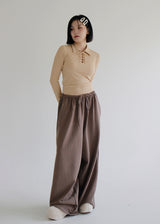 マストワイドトレーニングパンツ/Must wide training pants (2color)