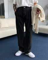 オウンリッチウェーブデニムパンツ / OWN Rich Wave Denim Pants (2 colors)