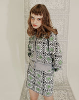 GRANNY SQUARE CROP CARDIGAN LIGHT GRAY (6691443736694)