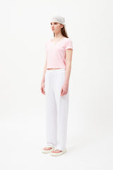 ウィッティバニーグラフィックトレーニングパンツ / WITTY BUNNY GRAPHIC TRAINING PANTS [WHITE]
