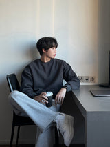LMN ラインオーバーサイズスウェットシャツ / LMN line oversized fit sweatshirt (4 colors)