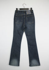 ポイントブーツカットデニムパンツ / no.2319 Point Bootcut Denim Pants (2color)