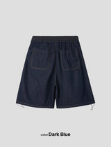 デニムスキッパーショーツ / Denim Skipper Shorts