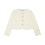 TIDY ROUND TWEED JACKET