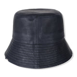 DENIM CARBON COATED CHAIN BUCKET HAT (6538804461686)