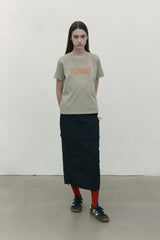 DOODLE CHERRY 2WAY WOVEN SKIRT [BLACK]