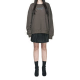 ビッグネックロゴスウェットシャツ / BIG NECK LOGO SWEATSHIRT khaki