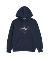 HAND PAINTING UNIVERSE HOODIE (NAVY) (4612193779830)