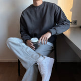 LMN ラインオーバーサイズスウェットシャツ / LMN line oversized fit sweatshirt (4 colors)