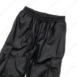 RUヴィーガンレザーストリングカーゴパンツ / RU Vegan Leather String Cargo Pantsヴィーガン