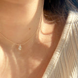 ラウンデッドシルバーペンダントネックレス / [CCNMADE] Rounded Silver Pendant Necklace (3color)