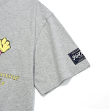 WITTY BUNNY LOOSE FIT GRAPHIC T-SHIRT [MELANGE GRAY]
