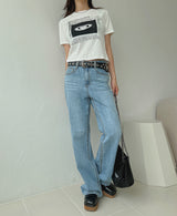 ラップドセミブーツカットパンツ / no.2295 Wrapped Semi Bootcut Pants