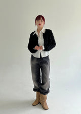 ウィッシュブラックデニムパンツ/no.3618 Wished Black Denim Pants