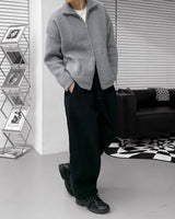 2WAYウールニットジップアップ / RU Two-way Wool Knit Zip-Up (3 colors)