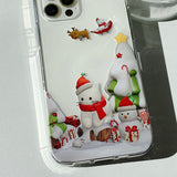 White Christmas Some Cat Phone Case