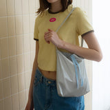 グロッシーミニバッグ / GLOSSY MINI BAG_SILVER