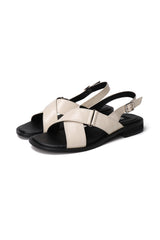 ニークロスストラップサンダル / NIE CROSS STRAP SANDALS_3COLORS