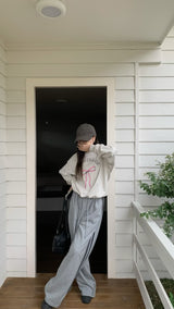ワイドラインバンディングパンツ