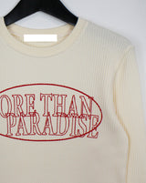 モアワッフルTシャツ/More Waffle T-shirt (2color)