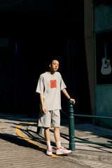 タイチドロップ.1 Tシャツ/UN TaiChi Drop.1 - SHORT_GREY