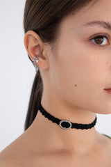 ドロップチェーンレイヤードイヤーカフ/Drop chain layered earcuff