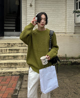 ボーイフレンドオーバーニット (3 color)