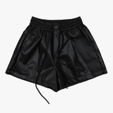 フェイクレザーショーツ / F.LEATHER SHORTS