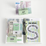 oab map pack / scrap sticker set
