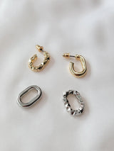 Knocked Unbalance separate earrings (6567586562166)