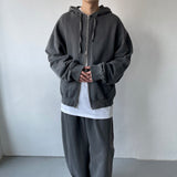 コクーンピグメントフードジップアップ / GM Cocoon Pigment Hood Zip-up (3 colors)