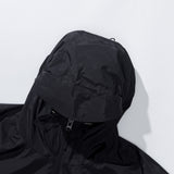 カットポイントウィンドブレーカージャケット / CUT POINT WINDBREAKER JACKET - BLACK
