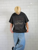 VENTIQUE ピグメントロゴ半袖Tシャツ