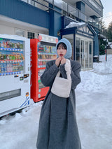 フローモヘアロングコート