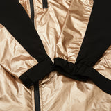 ウィンドブレーカーフーデッドステッチジャケット/BSR2223FWJK035 MMM WINDBREAKER HOODED STRETCH JACKET ROSE GOLD/BLACK