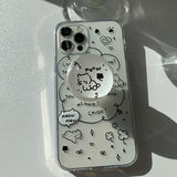 Black - Dream Some Cat Phone Case Bead Tok SET