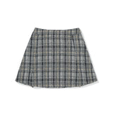 Tweed Set-up Mini Skirt [BLACK] (6618878967926)