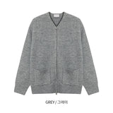 LMN Leo Two Way Drop Round Knit Cardigan (4 colors)