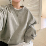 ポイント刺繍スウェットシャツ